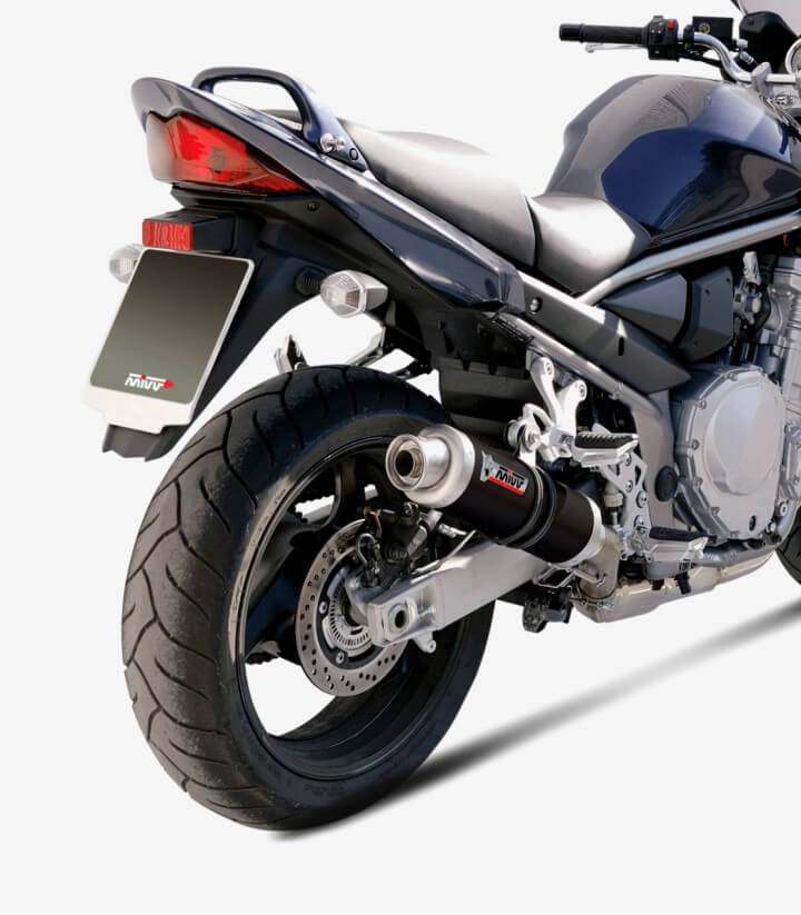 MIVV GP Auspuff Schwarz für Suzuki Bandit 1250F ABS (09-16), GSF1250 N/S Bandit (07-16), GSX1250 FA (09-16) S.029.LXB