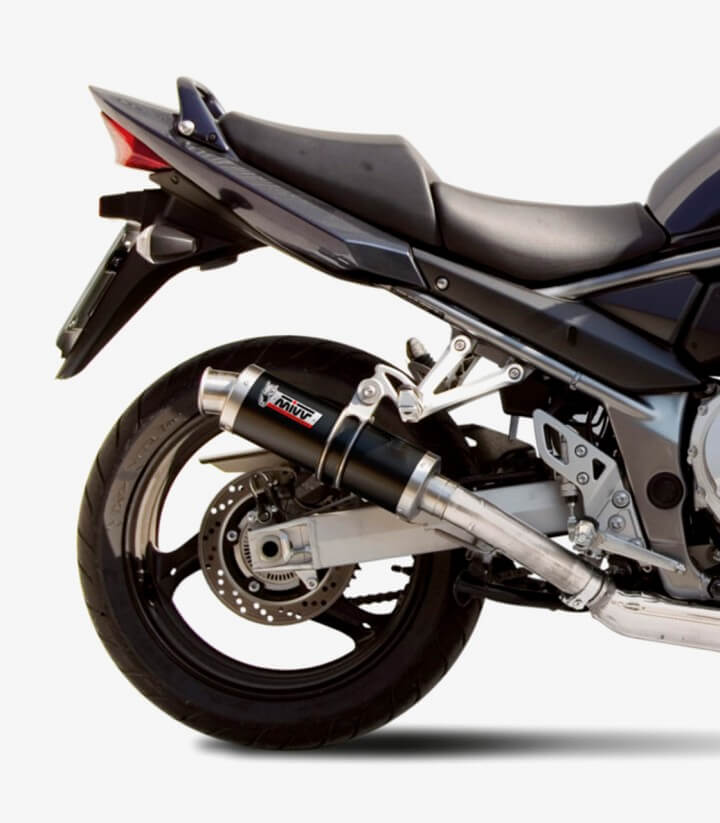 MIVV GP Auspuff Schwarz für Suzuki Bandit 1250F ABS (09-16), GSF1250 N/S Bandit (07-16), GSX1250 FA (09-16) S.029.LXB
