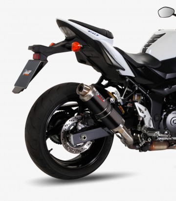MIVV GP Auspuff Schwarz für Suzuki GSR 750 (11-16) S.037.LXB