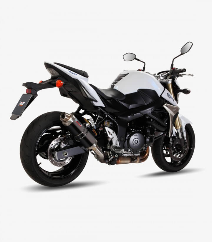 MIVV GP Auspuff Schwarz für Suzuki GSR 750 (11-16) S.037.LXB