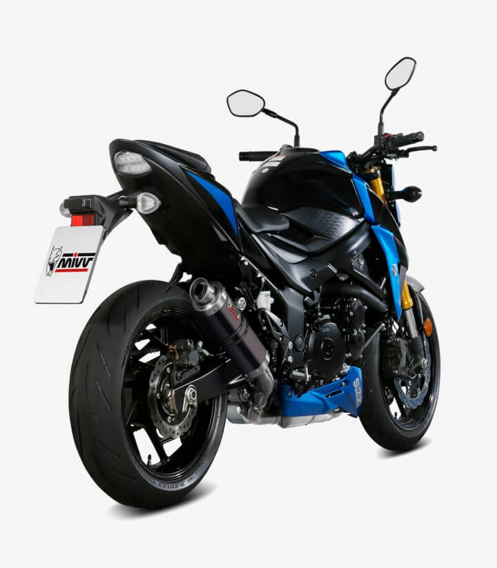 MIVV GP Auspuff Schwarz für Suzuki GSX-S750 (17-21) S.048.LXB