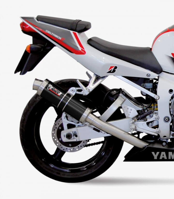 MIVV GP Auspuff Schwarz für Yamaha YZF 600 R Thundercat (99-02), YZF-R6 (99-02) Y.003.LXB