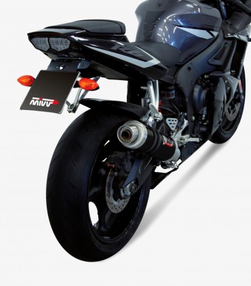 MIVV GP Auspuff Schwarz für Yamaha YZF 600 R Thundercat (03-05), YZF-R6 (03-05) Y.013.LXB