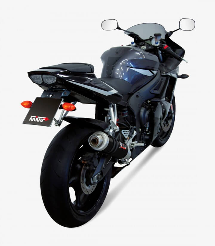 MIVV GP Auspuff Schwarz für Yamaha YZF 600 R Thundercat (03-05), YZF-R6 (03-05) Y.013.LXB