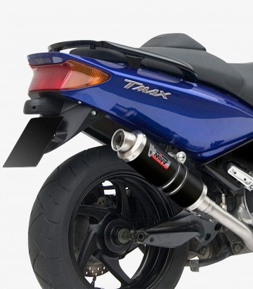 MIVV GP Auspuff Schwarz für Yamaha TMAX 500 (01-07) Y.018.LXB