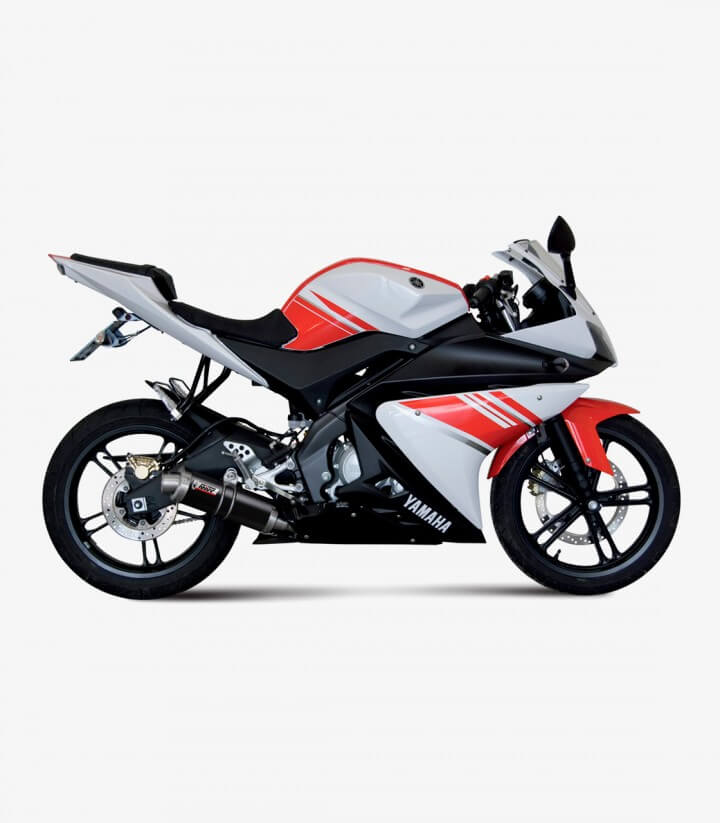 MIVV GP Auspuff Schwarz für Yamaha YZF-R 125 (08-13) Y.030.LXB