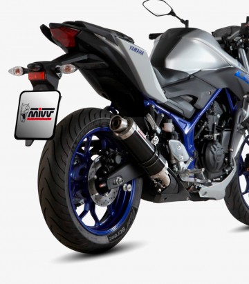 MIVV GP Auspuff Schwarz für Yamaha MT-03 (16-26) Y.055.LXB