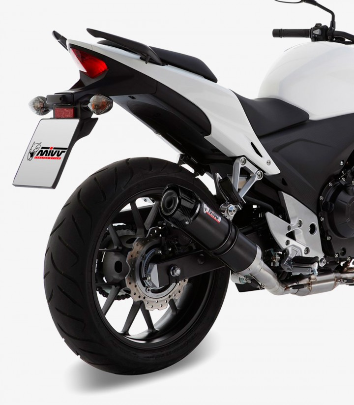 Escape MIVV GP Negro para Honda CB 500 F / X, CBR 500 R (13-15) H.051.LXBC