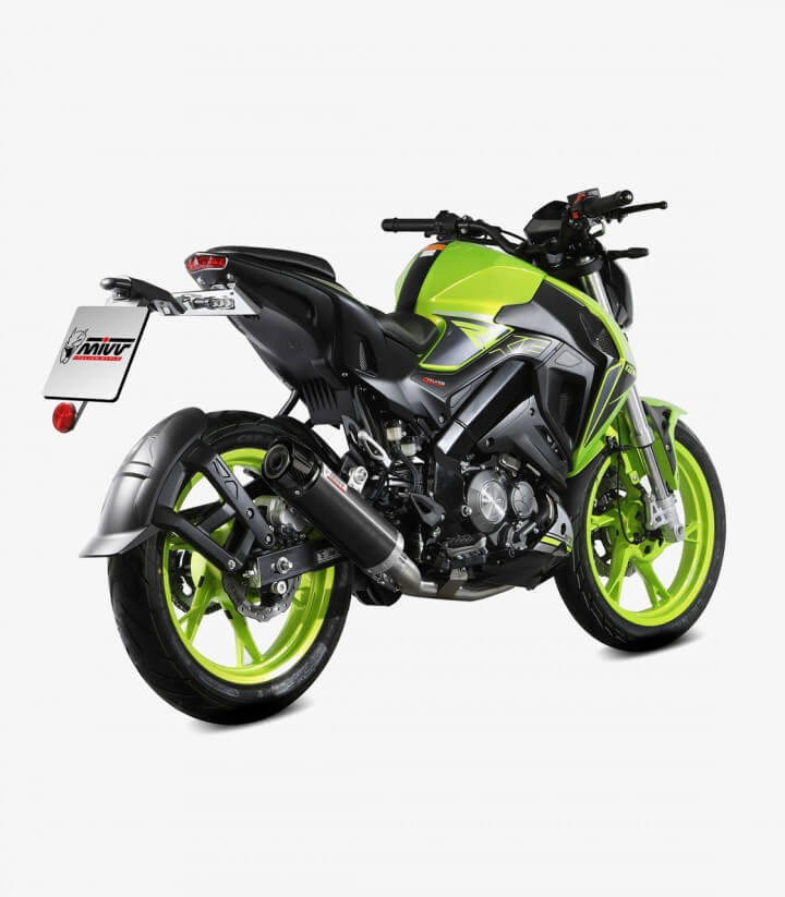 MIVV GP Auspuff Schwarz für Keeway RKF 125 (21-24) KW.001.LXBC