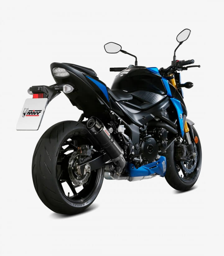 MIVV GP Auspuff Schwarz für Suzuki GSX-S750 (17-20) S.048.LXBC