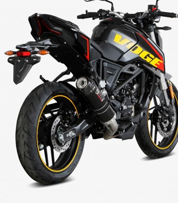 MIVV GP Auspuff Schwarz für Voge Brivido 125R (23-24) VO.002.LXBC
