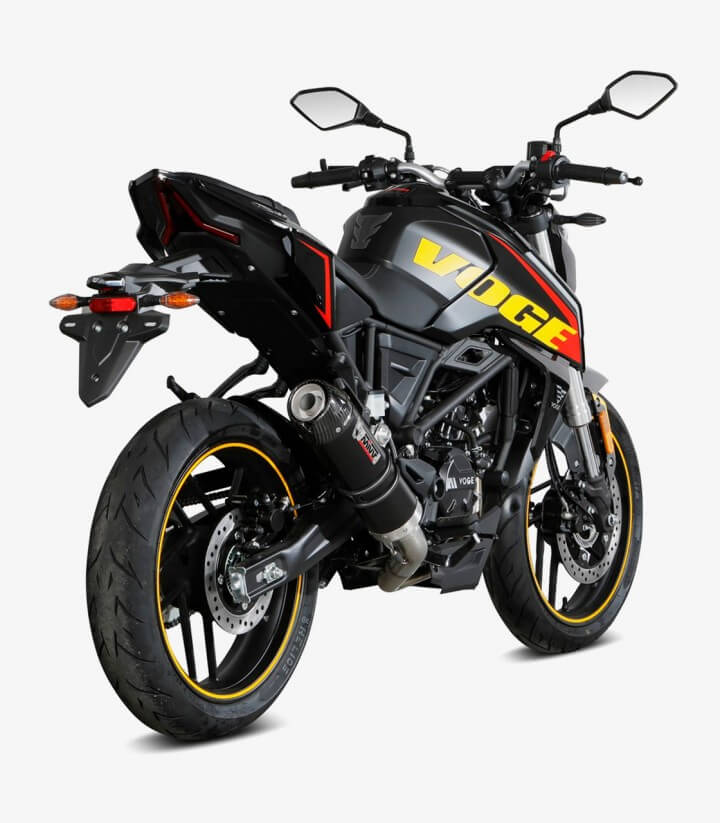 MIVV GP Auspuff Schwarz für Voge Brivido 125R (23-24) VO.002.LXBC