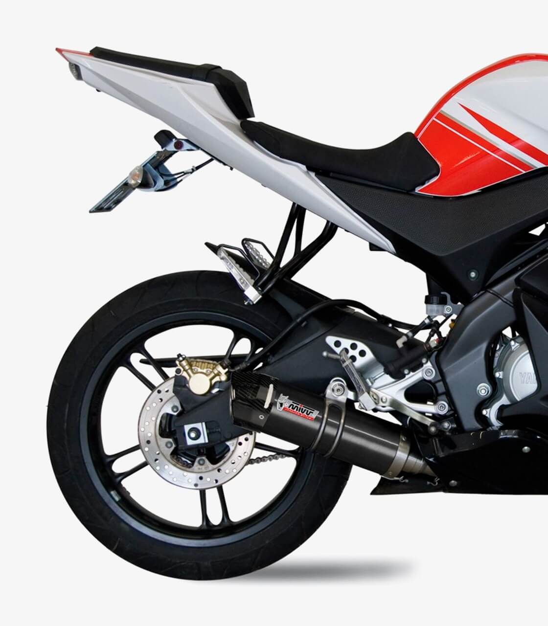 MIVV GP Exhaust Black For Yamaha YZF R125 08 13 Y 030 LXBC MIVV GP Exhaust Black For Yamaha YZF R125 08 13 Y 030 LXBC