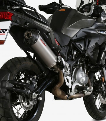 MIVV Oval Exhaust Titanium for Benelli TRK 502 X (18-25) E.004.LNC