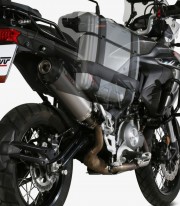 MIVV Oval Exhaust Titanium for Benelli TRK 502 X (18-25) E.004.LNC