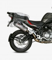 MIVV Oval Exhaust Titanium for Benelli TRK 502 X (18-25) E.004.LNC