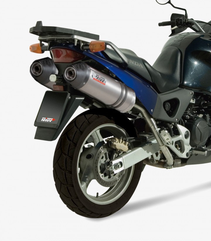 MIVV Oval Exhaust Titanium for Honda Varadero 1000 / XL1000V (03-11) H.036.LNC