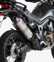 MIVV Oval Exhaust Titanium for Honda CRF 1000 L Africa Twin (16-19) H.059.LNC
