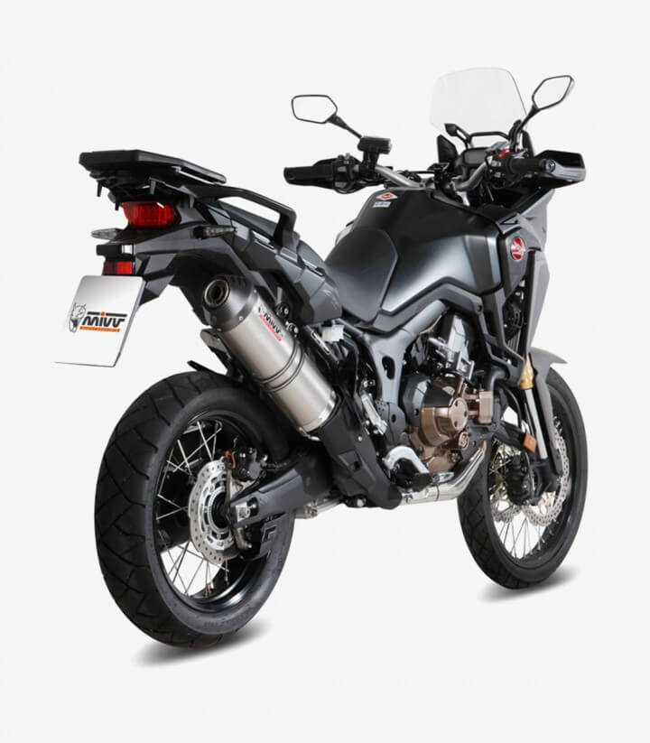 Escape MIVV Oval Titanio para Honda CRF 1000 L Africa Twin (16-19) H.059.LNC 