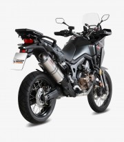 MIVV Oval Exhaust Titanium for Honda CRF 1000 L Africa Twin (16-19) H.059.LNC