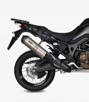MIVV Oval Exhaust Titanium for Honda CRF 1000 L Africa Twin (16-19) H.059.LNC