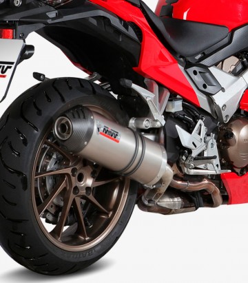 MIVV Oval Exhaust Titanium for Honda VFR 800 F (14-20) H.064.LNC