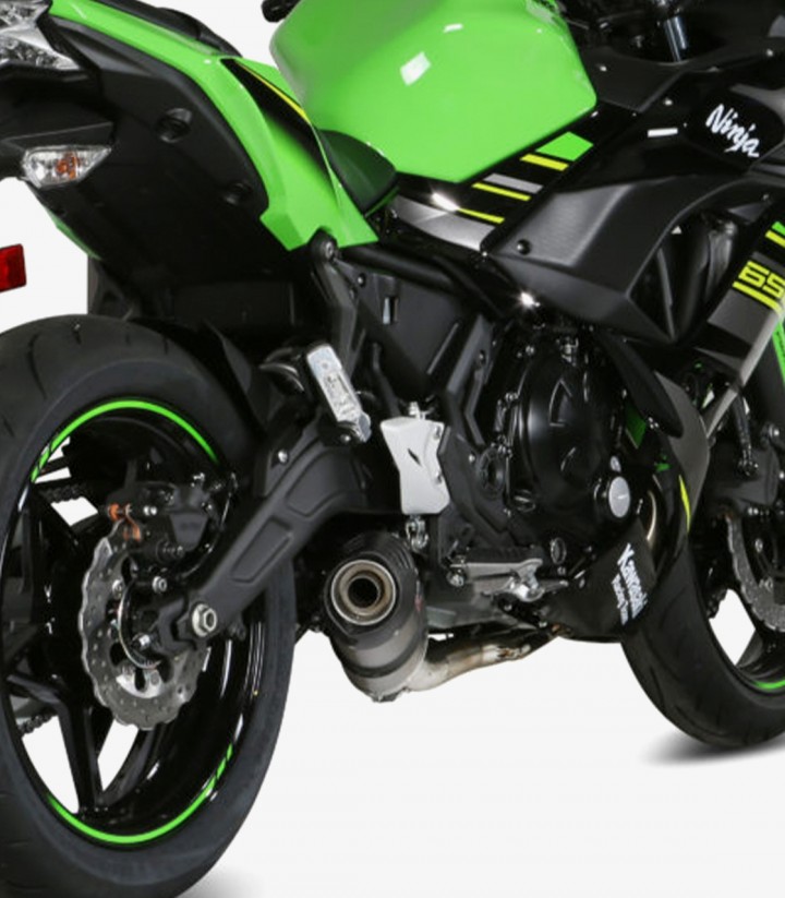 MIVV Oval Exhaust Titanium for Kawasaki Ninja 650 / Z650 / Vulcan S (17-23) K.044.L4C