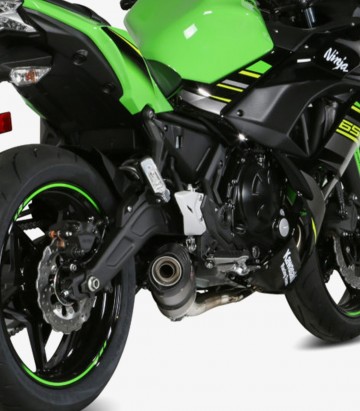 MIVV Oval Exhaust Titanium for Kawasaki Ninja 650 / Z650 / Vulcan S (17-23) K.044.L4C