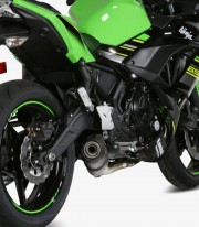 MIVV Oval Exhaust Titanium for Kawasaki Ninja 650 / Z650 / Vulcan S (17-23) K.044.L4C