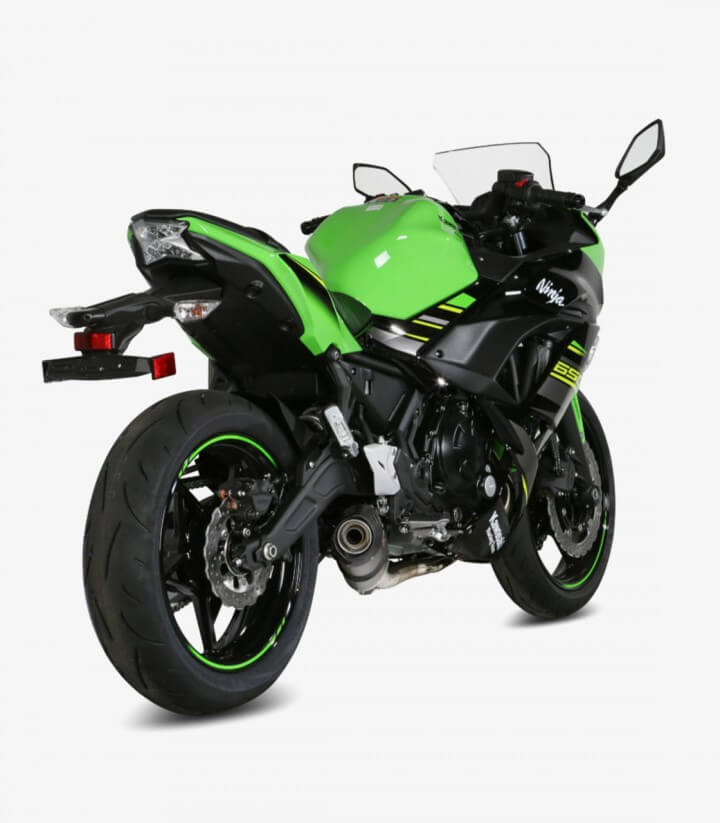 MIVV Oval Exhaust Titanium for Kawasaki Ninja 650 / Z650 / Vulcan S (17-23) K.044.L4C