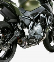 MIVV Oval Exhaust Titanium for Kawasaki Ninja 650 / Z650 / Vulcan S (17-23) K.044.L4C