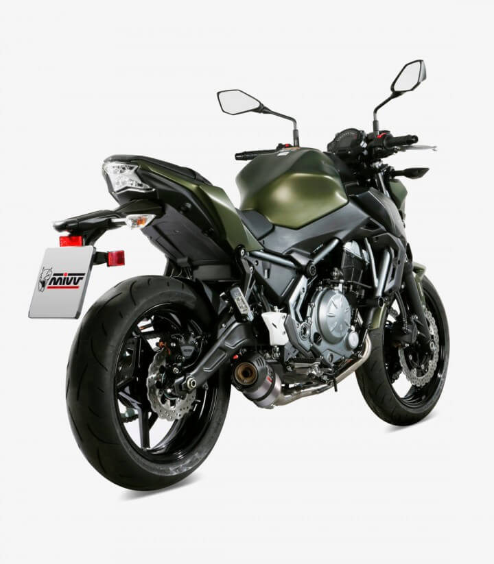 MIVV Oval Exhaust Titanium for Kawasaki Ninja 650 / Z650 / Vulcan S (17-23) K.044.L4C