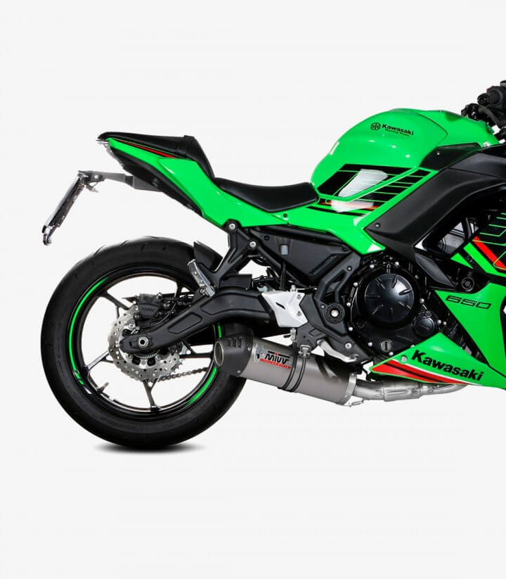 Escape MIVV Oval Titanio para Kawasaki Ninja 650 / 650R / Z650 / Vulcan S (24-25) K.057.L4C 