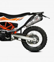 MIVV Oval Exhaust Titanium for KTM 690 Enduro R / SMC R (19-24) KT.023.LNC