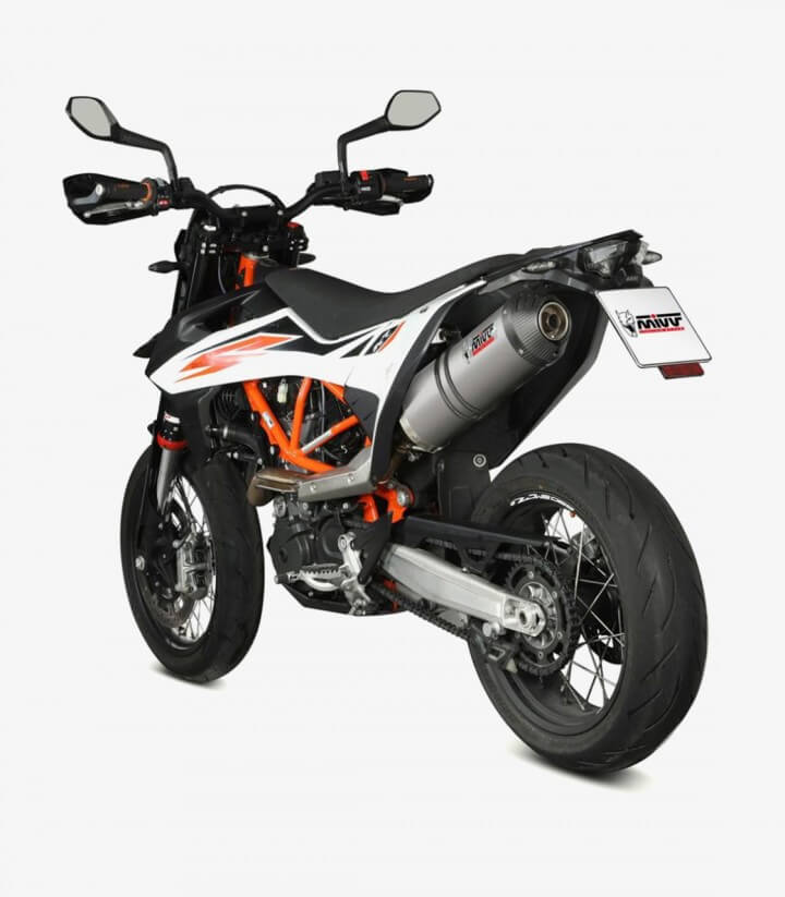 Escape MIVV Oval Titanio para KTM 690 Enduro R / SMC R (19-24) KT.023.LNC 