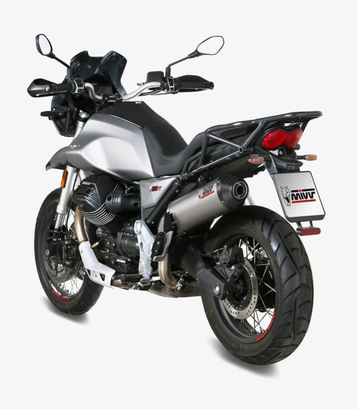Escape MIVV Oval Titanio para Moto Guzzi V85 TT (19-25) M.013.LNC 