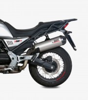 MIVV Oval Exhaust Titanium for Moto Guzzi V85 TT (19-25) M.013.LNC