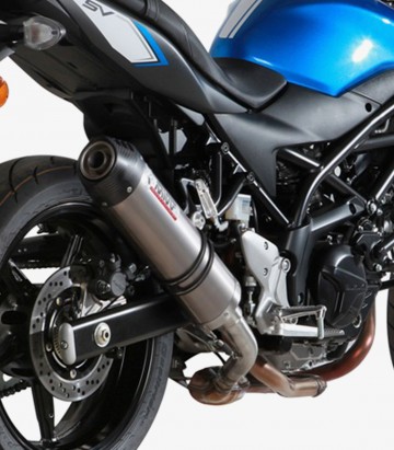 MIVV Oval Exhaust Titanium for Suzuki SV 650 / S / X (16-25) S.045.L4C