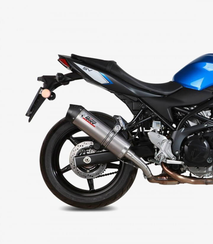Escape MIVV Oval Titanio para Suzuki SV 650 / S / X (16-25) S.045.L4C 