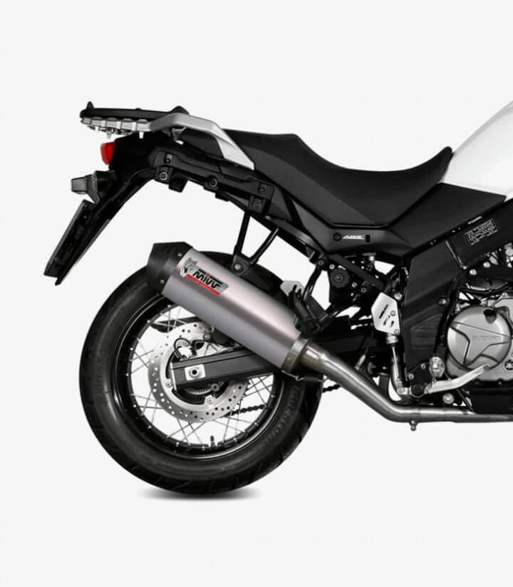 MIVV Oval Exhaust Titanium for Suzuki V-Strom 650 / XT (17-25) S.049.LNC