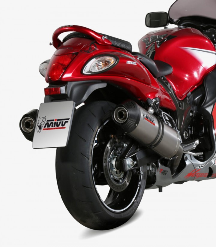 Escape MIVV Oval Titanio para Suzuki GSX-R 1300 Hayabusa (08-17) S.052.LNC 