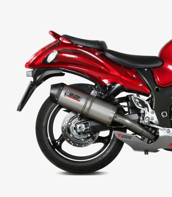 Escape MIVV Oval Titanio para Suzuki GSX-R 1300 Hayabusa (08-17) S.052.LNC 