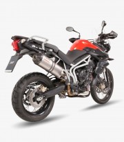 MIVV Oval Exhaust Titanium for Triumph Tiger 800 / XC / XR (11-22) T.011.LNC