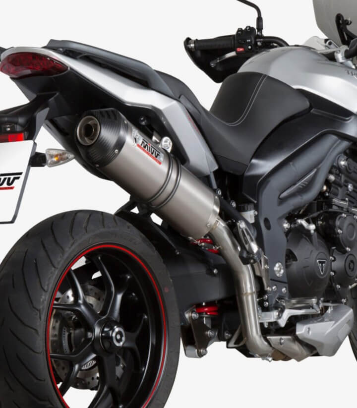 Auspuff MIVV Oval Titan für Triumph Tiger 1050 (17-20) / Sport (17-21) T.017.LNC