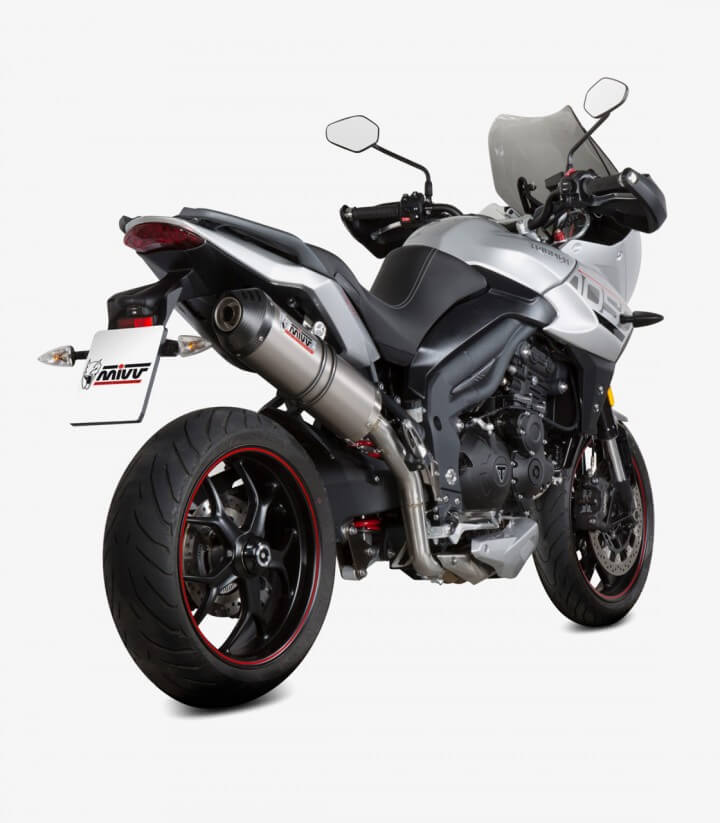 Auspuff MIVV Oval Titan für Triumph Tiger 1050 (17-20) / Sport (17-21) T.017.LNC
