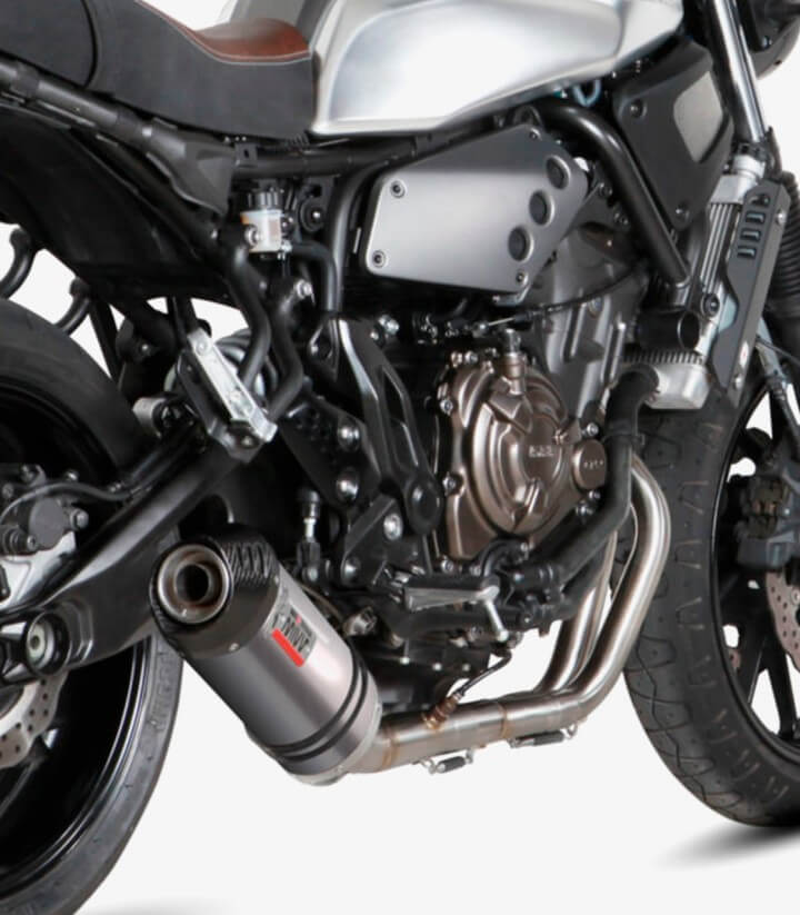 Auspuff MIVV Oval Titan für Yamaha XSR 700 (16-20) Y.053.L4C