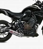MIVV Oval Exhaust Titanium for Yamaha Tracer 700 / 7 / GT (16-25) Y.058.L4C