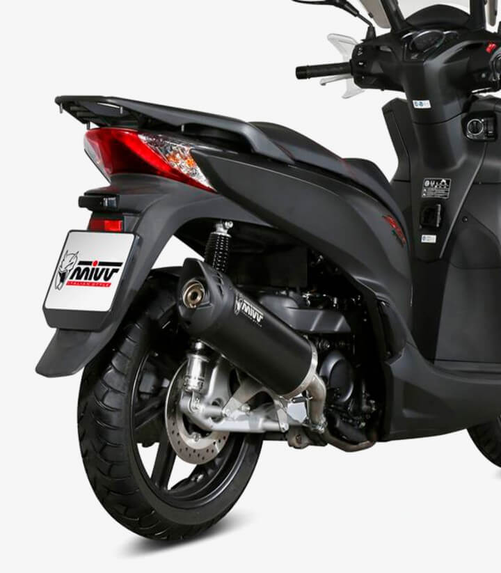 Escape MIVV Mover Barnizado Negro para Honda SH 300 (07-21) MV.HO.0001.LV