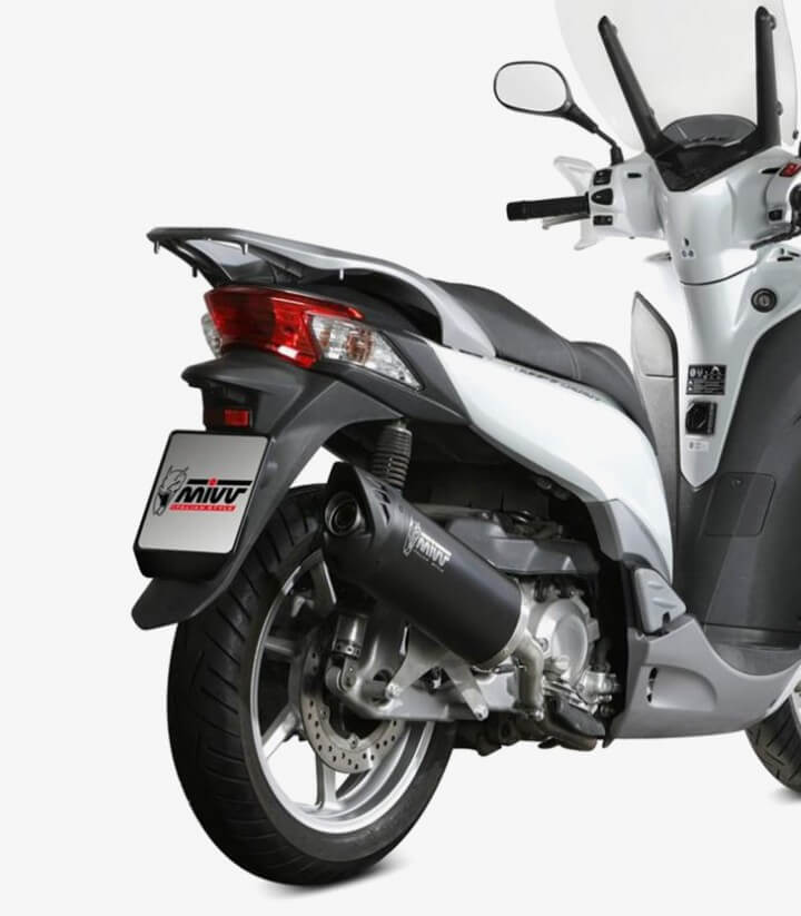 Escape MIVV Mover Barnizado Negro para Honda SH 300 (07-21) MV.HO.0001.LV
