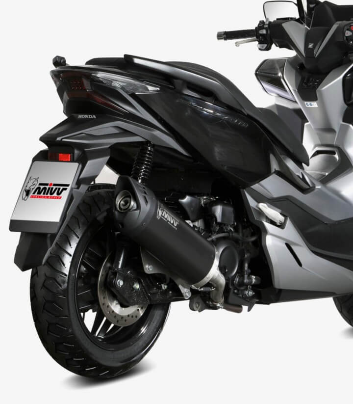 Escape MIVV Mover Barnizado Negro para Honda Forza 300 (18-21) MV.HO.0002.LV